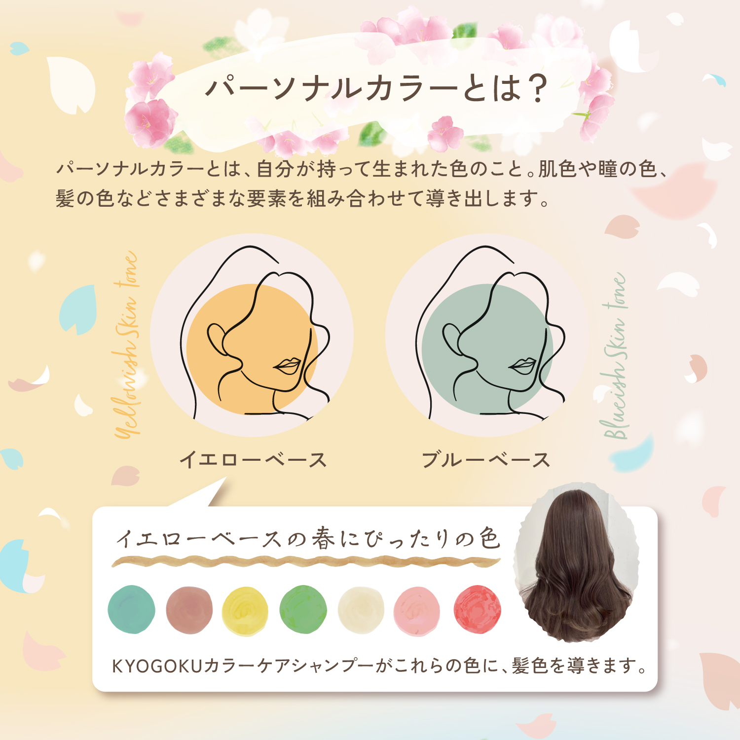 KYOGOKU パーソナルカラーシャンプー ピンクブラウン イエベ春 200ml カラーシャンプー 業界初 パーソナルカラー診断 美容室専売品 ギフト ダメージ髪用シャンプー サロン専売品 リンゴ幹細胞培養液配合 色落ち防止