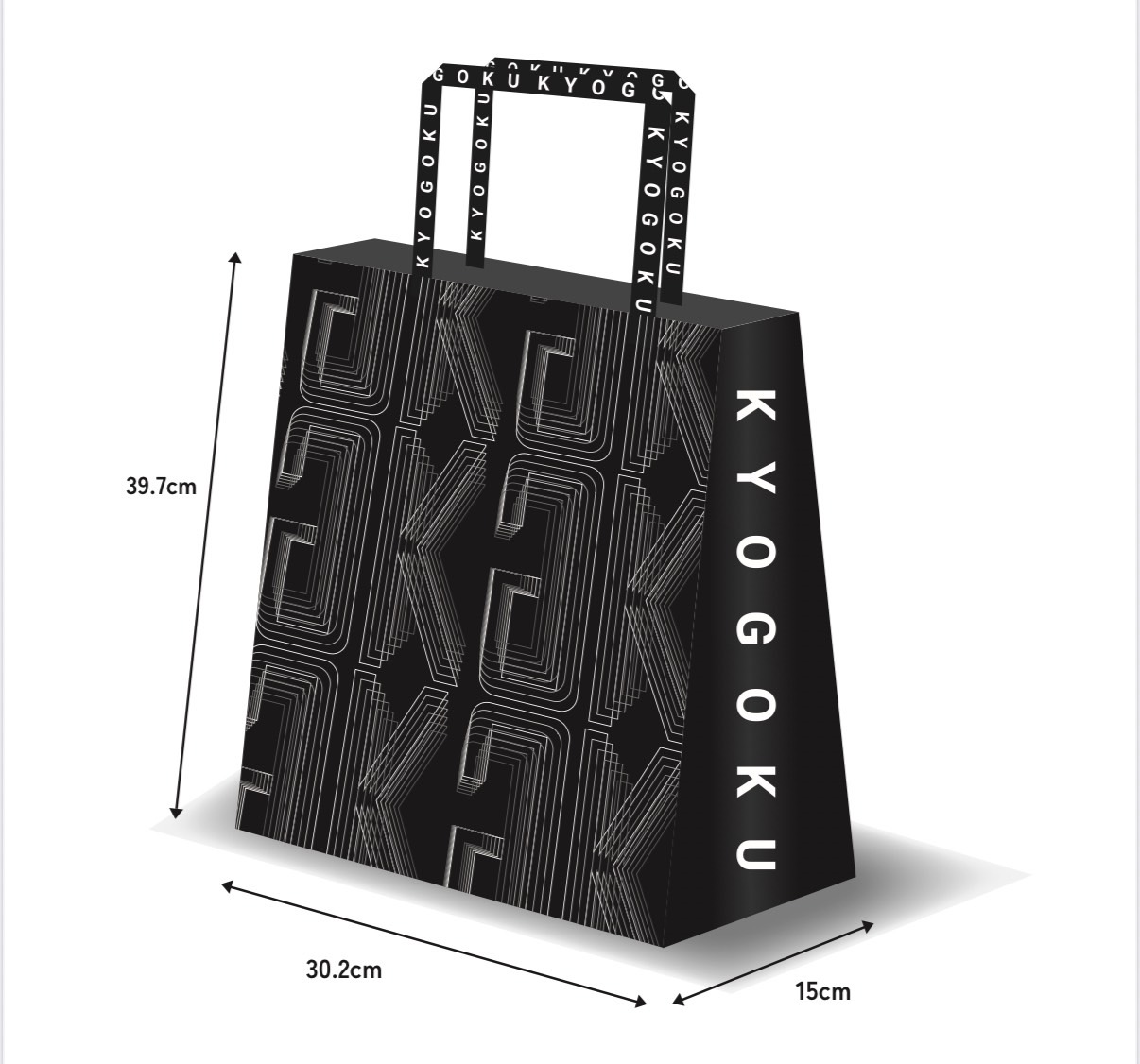 KYOGOKU MONOGRAM SHOPPER ショップ袋