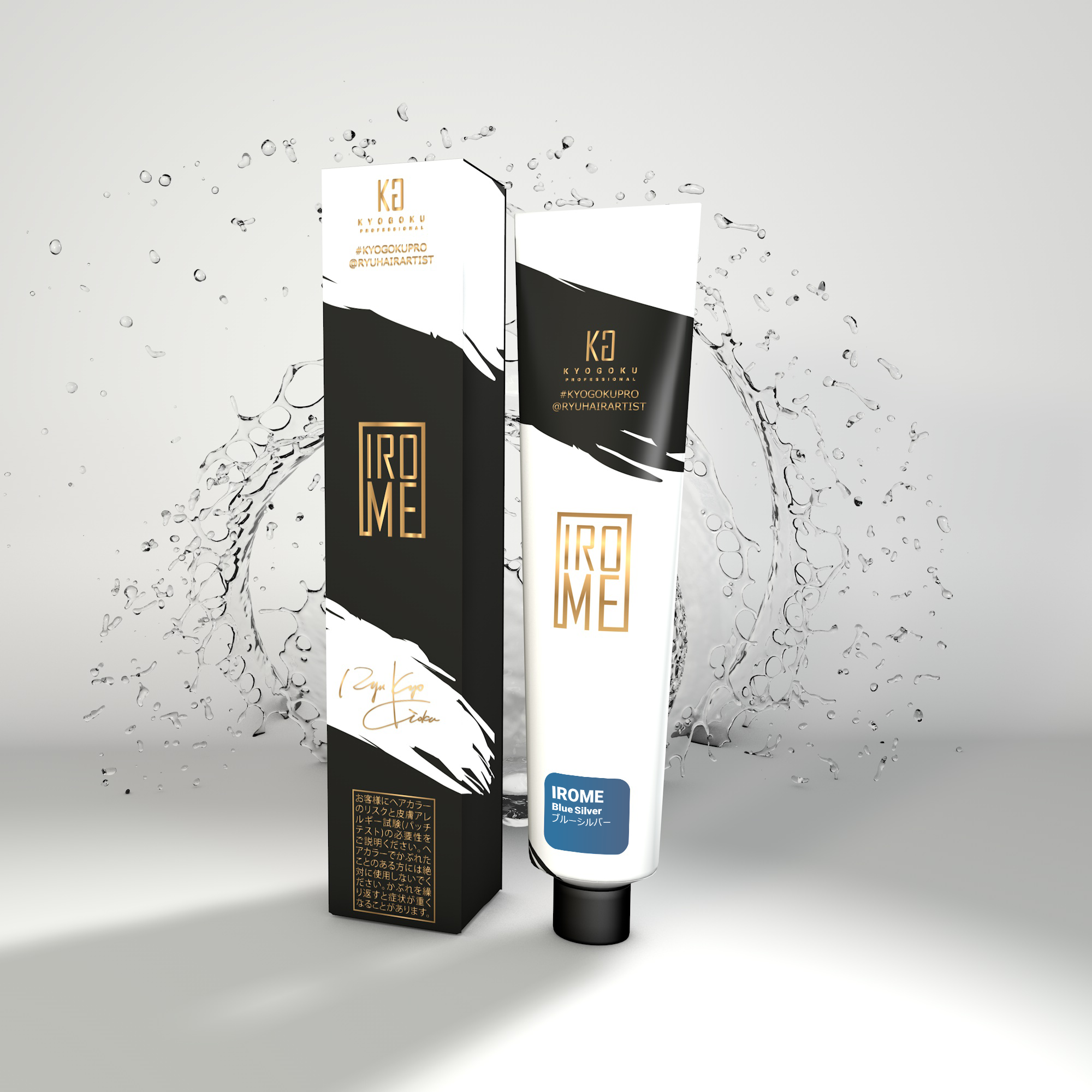 KYOGOKU IROME ブルーシルバー 100g イロミー ヘアカラー ブリーチオンカラー 医薬部外品 1剤 ハイトーン おしゃれ染め