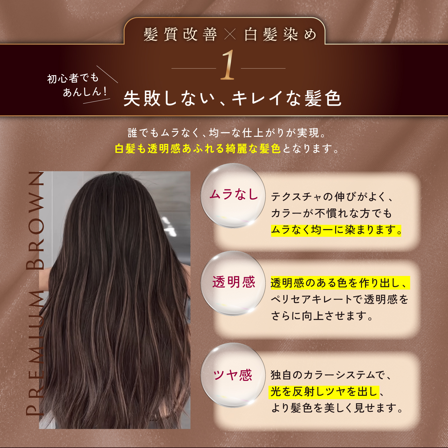 KYOGOKU IROME プレミアムブラウン Noble Collection イロミー ヘアカラー 白髪染め医薬部外品 1剤 低刺激 美容室専売品 部分染め