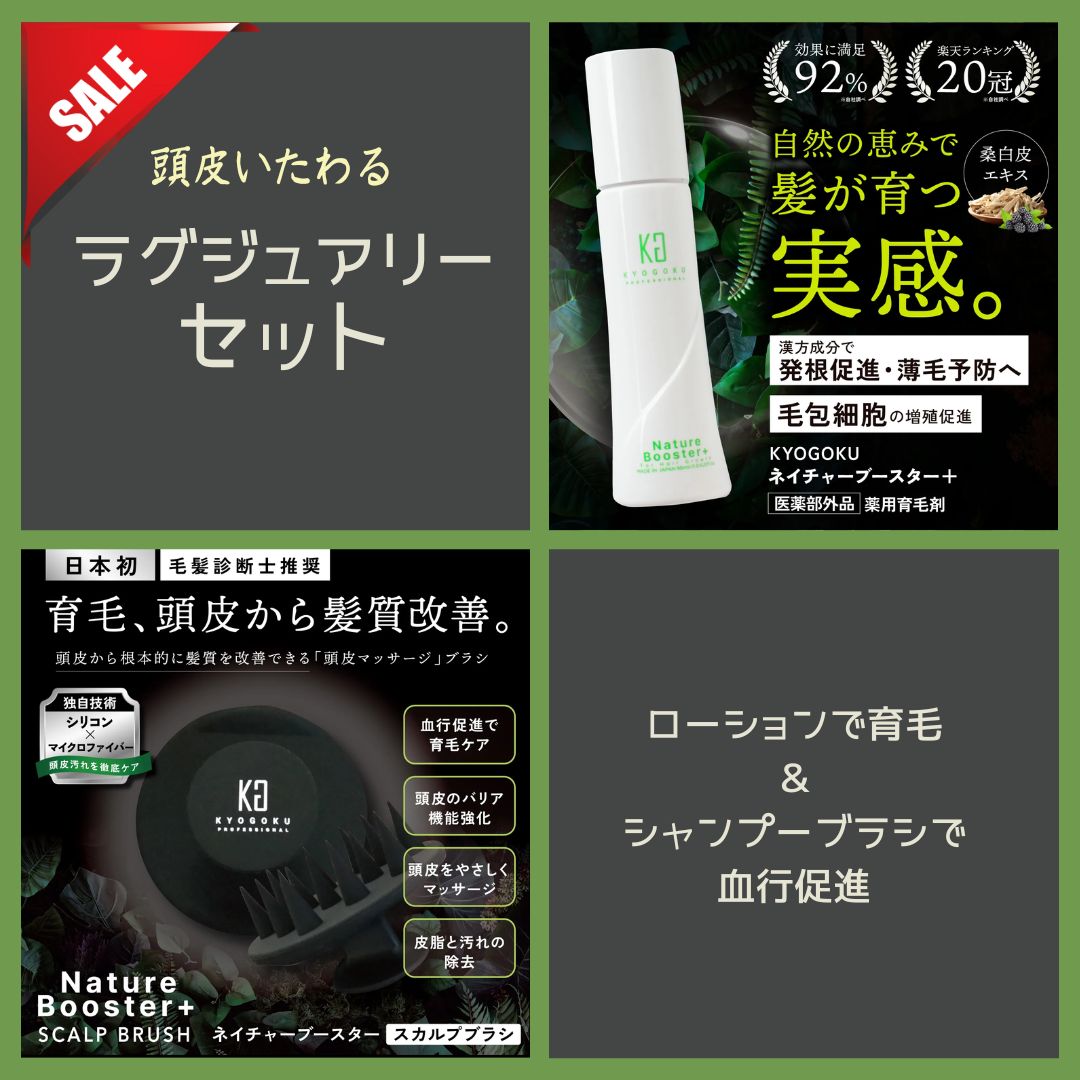 ネイチャーブースター＆スカルプブラシｓｅｔ