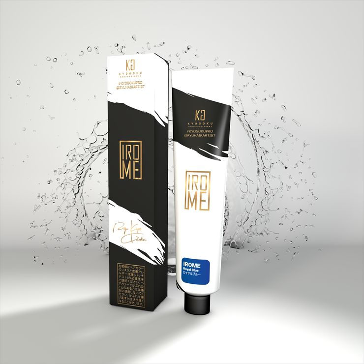KYOGOKU IROME ロイヤルブルー 100g イロミー ヘアカラー ブリーチオンカラー 医薬部外品 1剤 ハイトーン おしゃれ染め