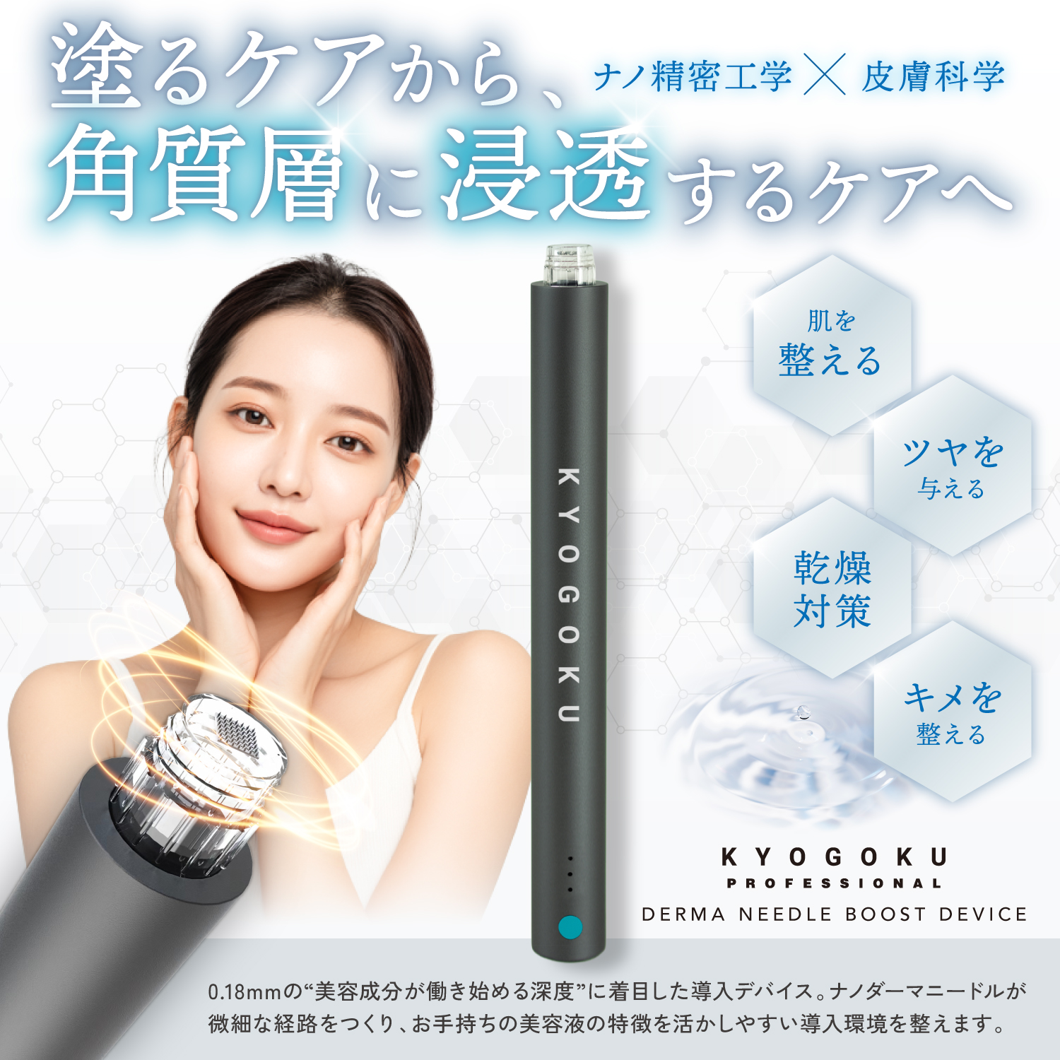 KYOGOKU ダーマデバイス 美容　乾燥　艶肌　キメ　保湿